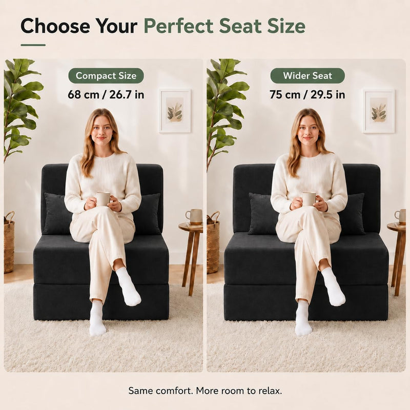 Folding Sofa Bed Convertible Sleeper Chair