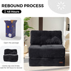 Folding Sofa Bed Convertible with High-Density Support Foam