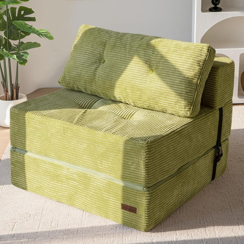 Folding Sofa Bed Convertible with High-Density Support Foam