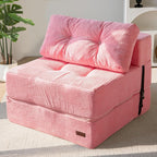 Folding Sofa Bed Convertible with High-Density Support Foam