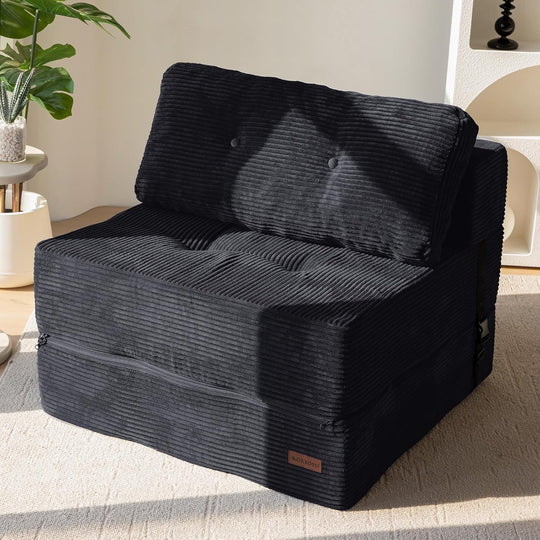 Folding Sofa Bed Convertible with High-Density Support Foam