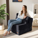 Folding Sofa Bed Convertible with High-Density Support Foam
