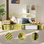 Folding Sofa Bed Convertible with High-Density Support Foam