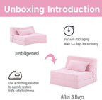 Folding Sofa Bed for Kids Quad-Fold Mattress