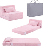 Folding Sofa Bed for Kids Quad-Fold Mattress