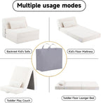 Folding Sofa Bed for Kids Quad-Fold Mattress
