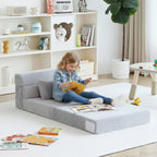 Folding Sofa Bed for Kids Quad-Fold Mattress