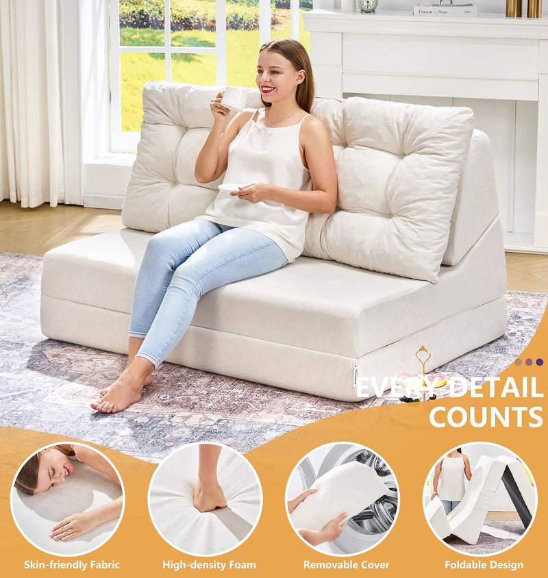 Folding Sofa Bed Large Comfy Floor Lounger