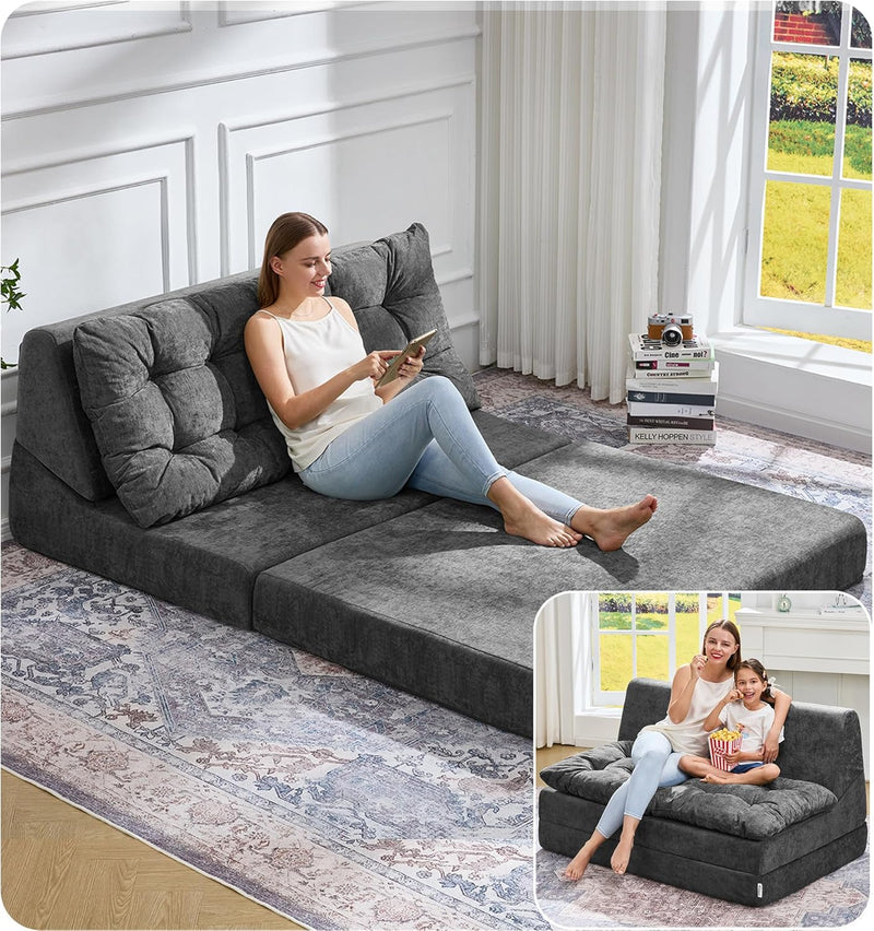 Folding Sofa Bed Large Comfy Floor Lounger