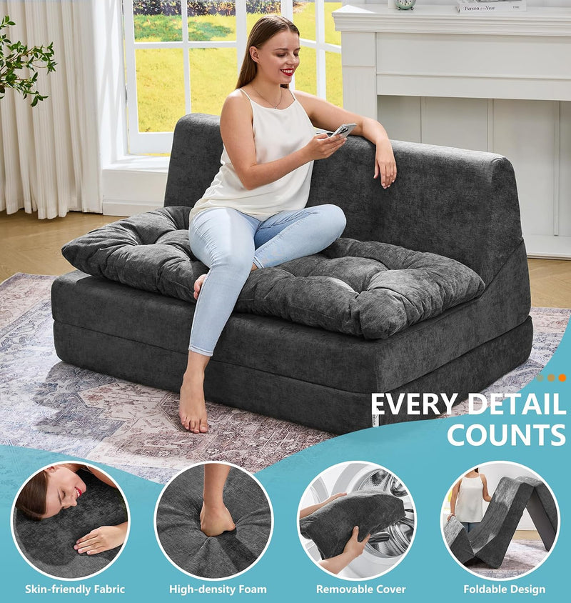 Folding Sofa Bed Large Comfy Floor Lounger
