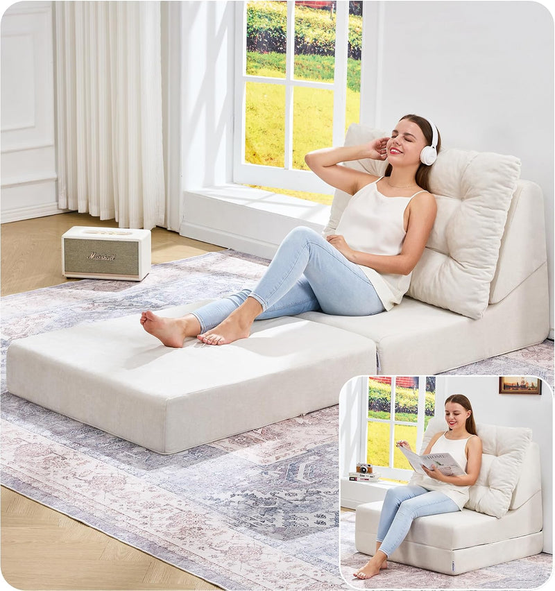 Folding Sofa Bed Large Comfy Floor Lounger