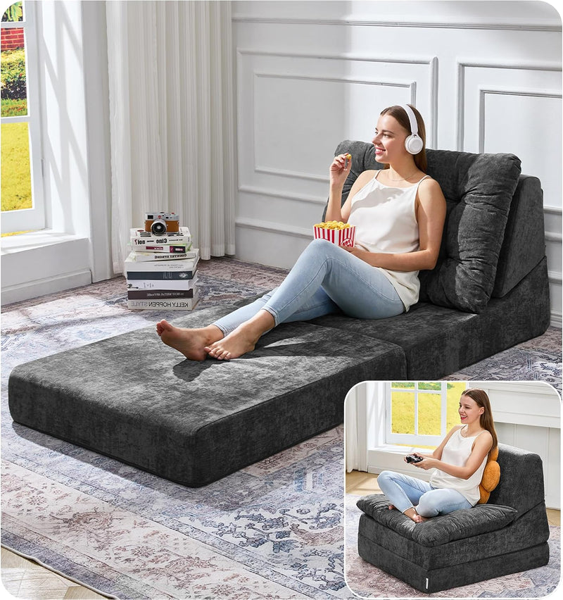 Folding Sofa Bed Large Comfy Floor Lounger