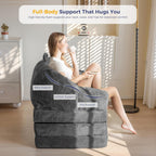 Folding Sofa Bed with Backrest Boneless Fold Out