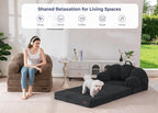 Folding Sofa Bed with Backrest Floral Shaped 2