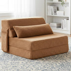 Folding Sofa Bed with Pillow 4-In-1 Floor Couch