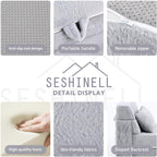 Folding Sofa Bed with Pillow 4-In-1 Floor Couch