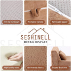 Folding Sofa Bed with Pillow 4-In-1 Floor Couch