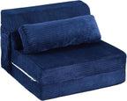 Folding Sofa Bed with Pillow Corduroy Convertible Sleeper