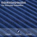 Folding Sofa Bed with Pillow Corduroy Convertible Sleeper