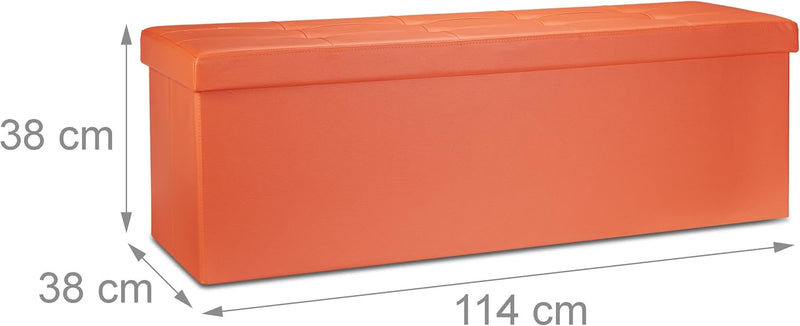 Folding Storage Ottoman Xl