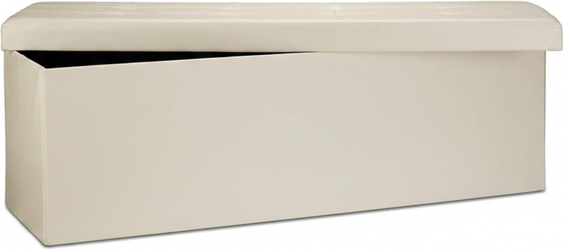 Folding Storage Ottoman Xl