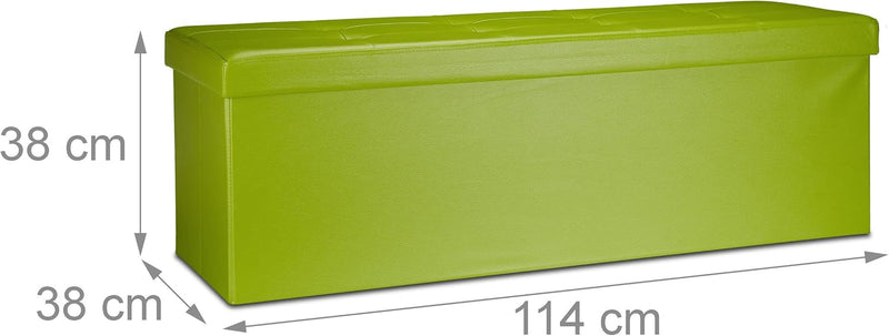 Folding Storage Ottoman Xl