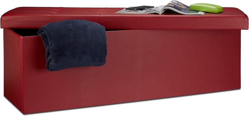 Folding Storage Ottoman Xl