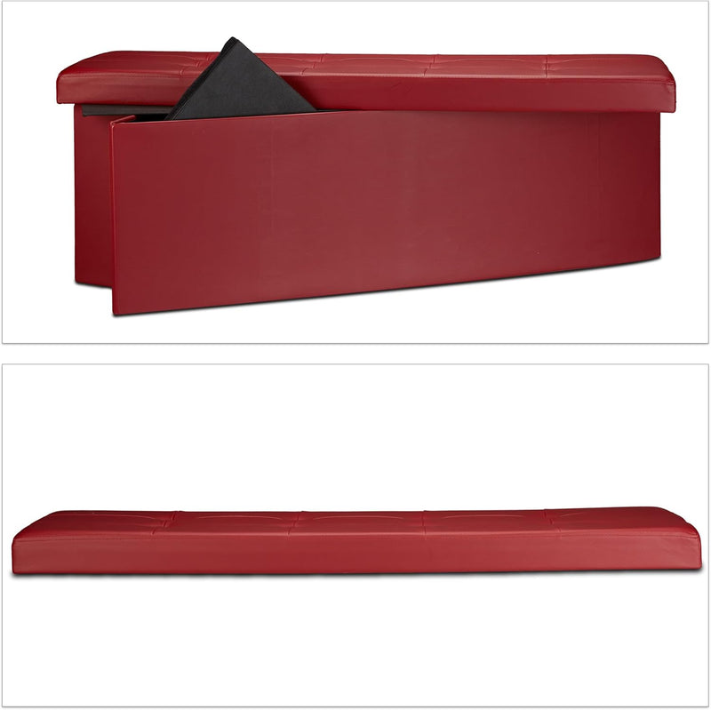Folding Storage Ottoman Xl