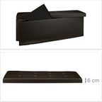 Folding Storage Ottoman Xl