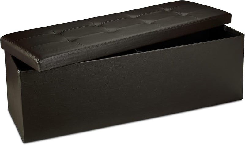Folding Storage Ottoman Xl