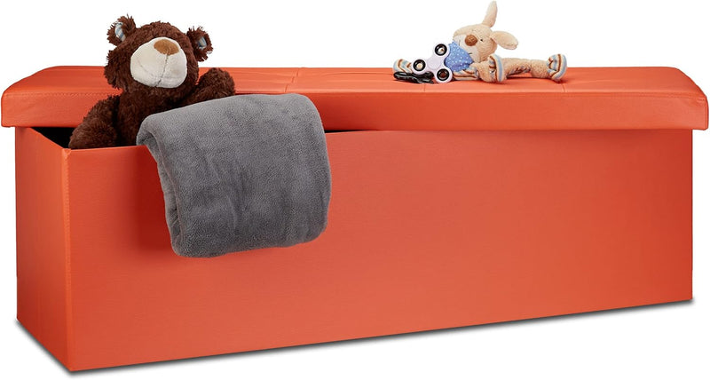 Folding Storage Ottoman Xl