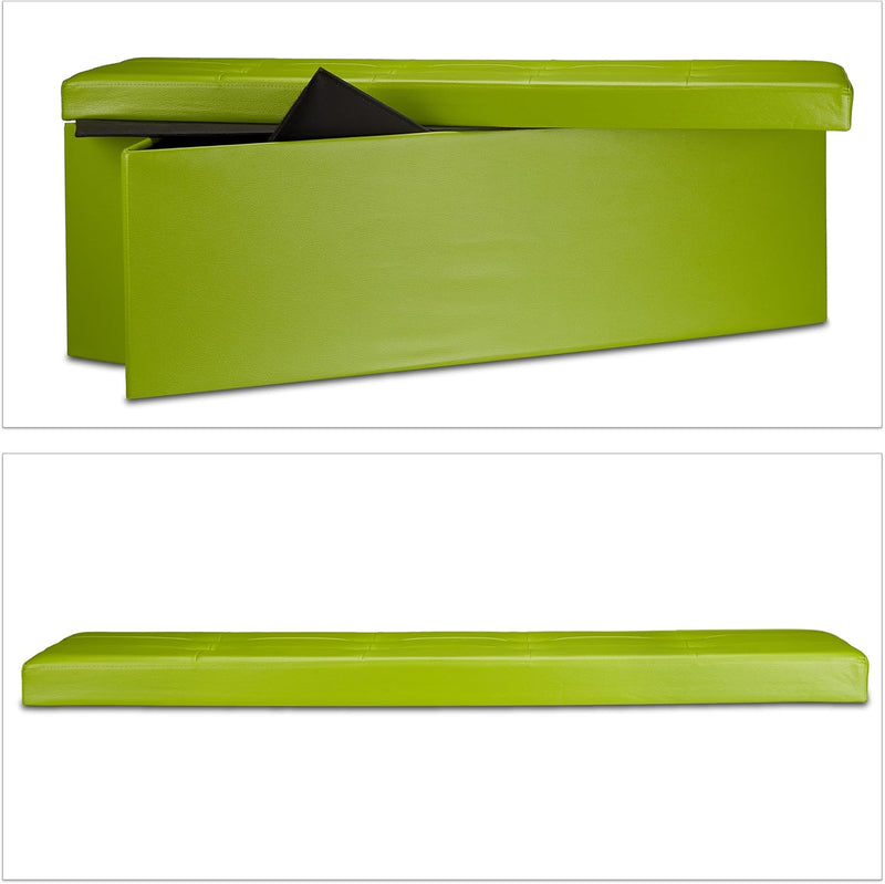 Folding Storage Ottoman Xl