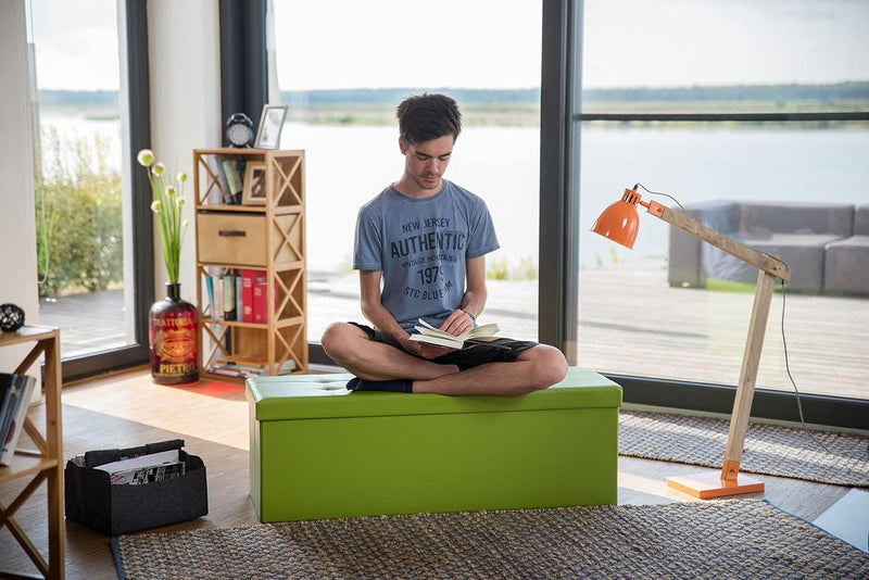 Folding Storage Ottoman Xl