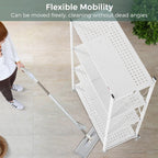 Folding Storage Shelves 5 Tiers Metal Shelving Units