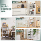 Folding Storage Shelves 5 Tiers Metal Shelving Units