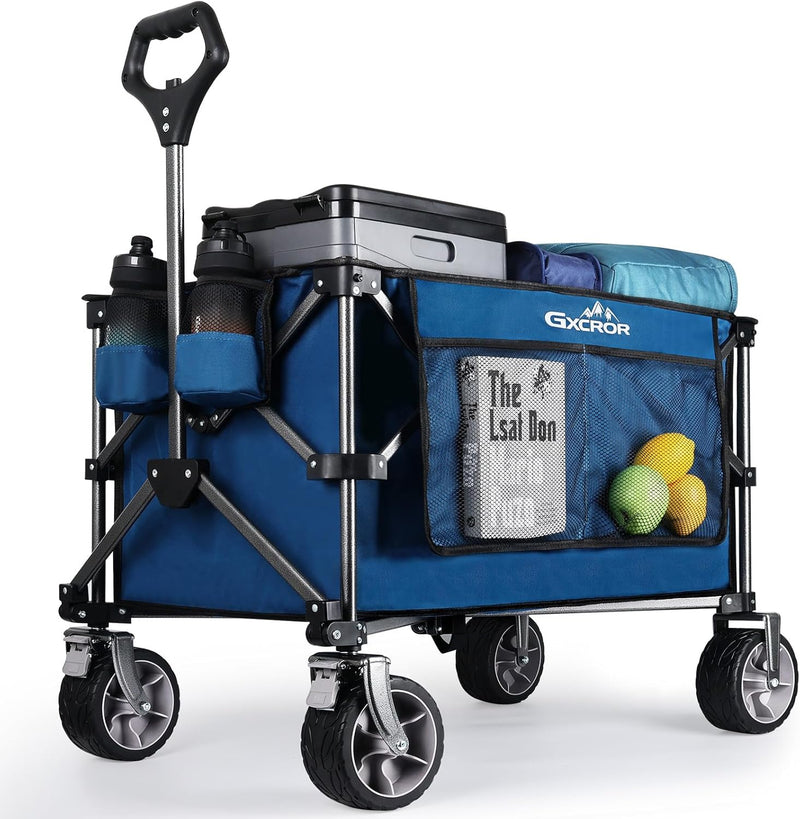 Folding Trolley Cart 200L Collapsible Wagon 330 Lbs