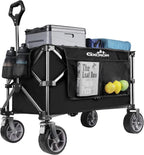 Folding Trolley Cart 200L Collapsible Wagon 330 Lbs
