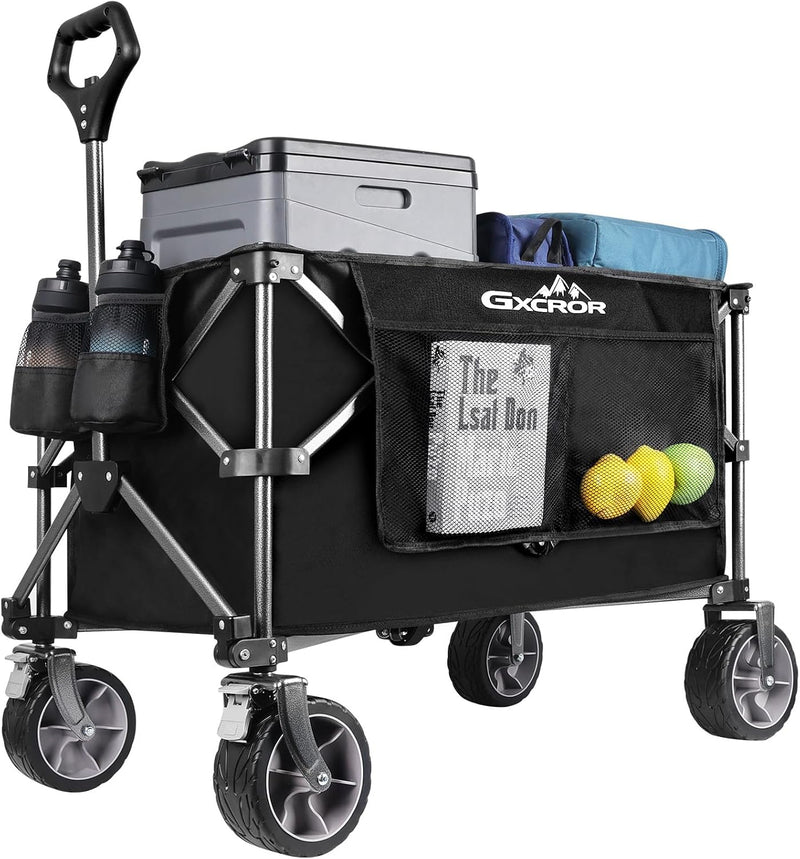 Folding Trolley Cart 200L Collapsible Wagon 330 Lbs