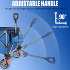 Folding Trolley Cart 200L Collapsible Wagon 330 Lbs