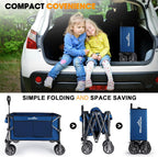 Folding Trolley Cart 200L Collapsible Wagon 330 Lbs