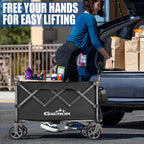 Folding Trolley Cart 200L Collapsible Wagon 330 Lbs