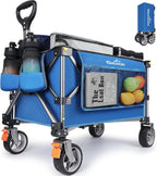 Folding Trolley Cart 200L Collapsible Wagon 330 Lbs