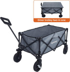 Folding Trolley on Wheels Table Top Cart