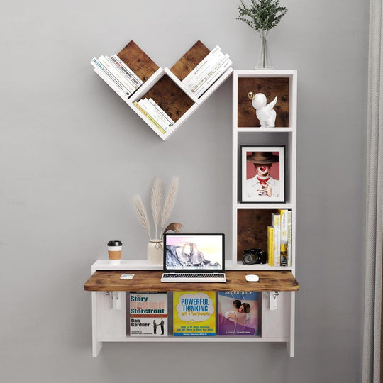 Folding Wall Mounted Drop Leaf Table Foldable Desk