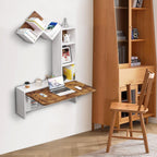 Folding Wall Mounted Drop Leaf Table Foldable Desk