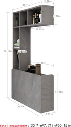 Folding Wooden Wall Mounted Drop Leaf Table Space