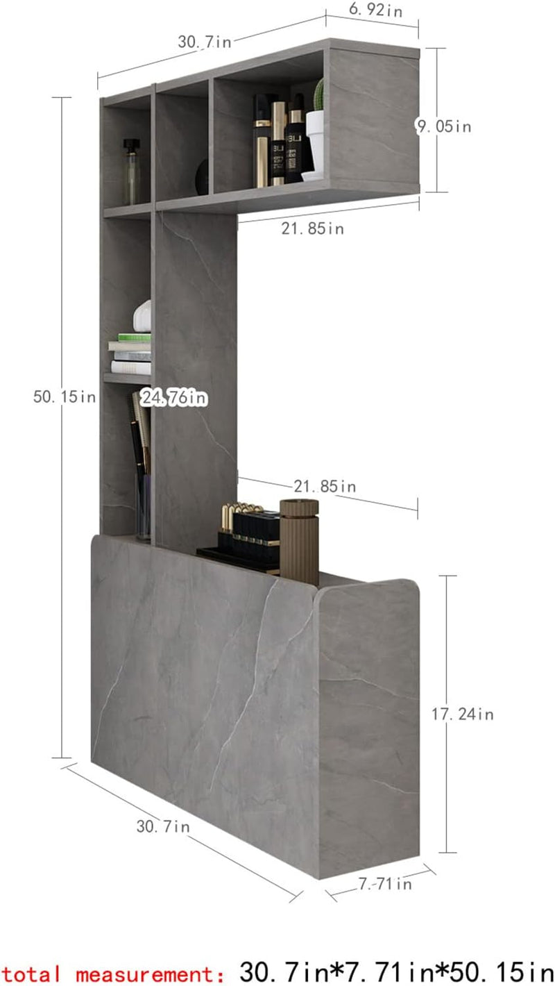 Folding Wooden Wall Mounted Drop Leaf Table Space