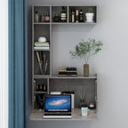 Folding Wooden Wall Mounted Drop Leaf Table Space
