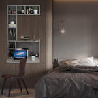 Folding Wooden Wall Mounted Drop Leaf Table Space