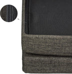 Folding Xl Storage Ottoman with Seat Back 73